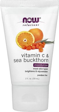 NOW Foods, Solutions, Vitamin C & Sea Buckthorn Moisturizer, Feuchtigkeitspflege mit Vitamin C und Sanddorn, 59 ml (2 fl...