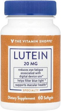 The Vitamin Shoppe, Lutein, 20 mg, 60 Weichkapseln