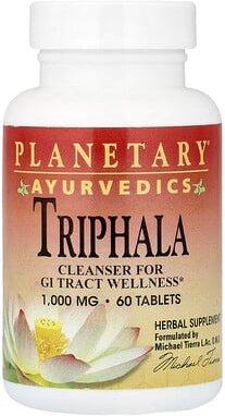 Planetary Herbals, Ayurvedics, Triphala, 60 Tabletten