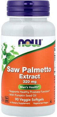 NOW Foods, Sägepalmenbeerenextrakt, 90 pflanzliche Weichkapseln