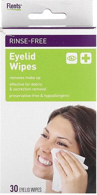 Flents, Eyelid Wipes, Tücher für die Augenlider, 30 Tücher