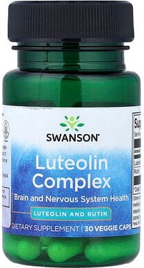 Thumbnail - Swanson, Luteolin Complex, Luteolin-Komplex, 30 pflanzliche Kapseln