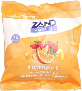 Zand, Immunity, Orange C, natürlich, 45 Lutschtabletten