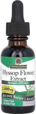 Thumbnail - Nature's Answer, Ysop Flower Extract, Ysop-Blütenextrakt, alkoholfrei, 505 mg, 30 ml (1 fl. oz.)