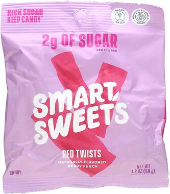 SmartSweets, Red Twists, Beerenpunsch, 50 g (1,8 oz.)