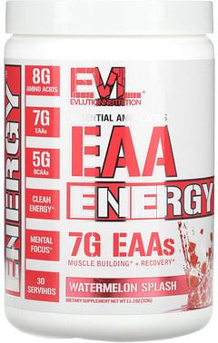 EVLution Nutrition, EAA Energy, Watermelon Splash, Wassermelone, 315 g (11,1 oz.)