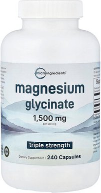 Micro Ingredients, Magnesiumglycinat, 240 Kapseln