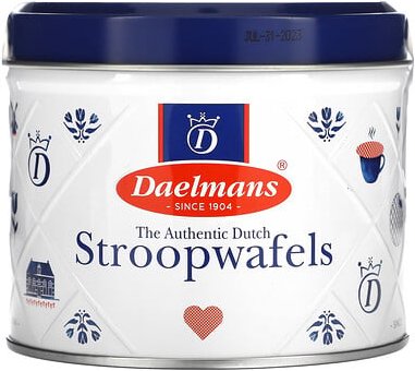 Daelmans, Stroopwafels, Geschenkdose, Karamell, 8 Waffeln, 230 g