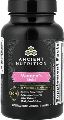 Ancient Nutrition, Women‘s Multi, Multivitamin für Frauen, 90 Kapseln