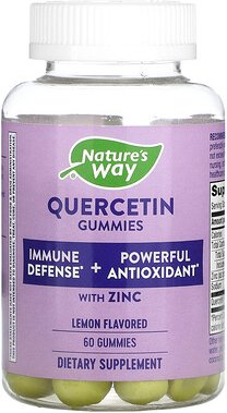 Thumbnail - Nature's Way, Quercetin-Fruchtgummis mit Zink, Zitrone, 60 Fruchtgummis