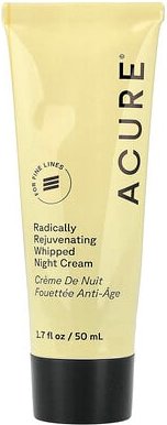 ACURE, Radically Rejuvenating Whipped Night Cream, verjüngende Whipped Night Cream, für feine Linien, 50 ml (1,7 fl. oz....