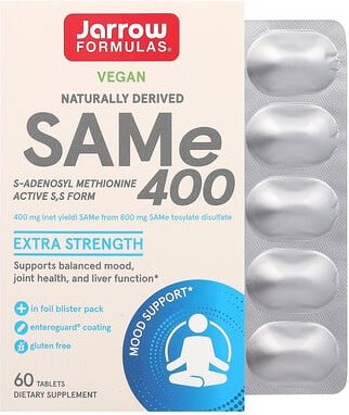 Thumbnail - Jarrow Formulas, SAMe 400, 400 mg, 60 Tabletten