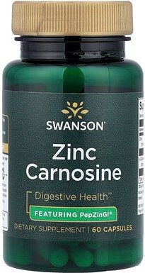 Swanson, Zinc Carnosine, Zink-Carnosin, 60 Kapseln