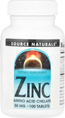 Source Naturals, Zink, 50 mg, 100 Tabletten