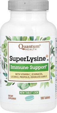 Quantum Health, Super-Lysin+, Unterstützung der Immunabwehr, 180 Tabletten
