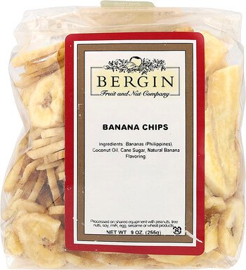 Bergin Fruit and Nut Company, Banana Chips, Bananenchips, 255 g (9 oz.)