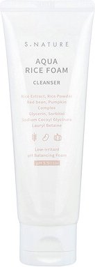 Thumbnail - S.NATURE, Aqua Rice Foam Cleanser, Schaumreiniger, 80 ml (2,7 fl. oz.)