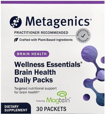 Metagenics, Wellness Essentials®, Gehirngesundheit, tägliche Packungen, 30 Päckchen