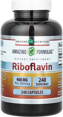 Amazing Nutrition, Riboflavin, 400 mg, 240 Kapseln