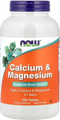 NOW Foods, Calcium und Magnesium, 250 Tabletten