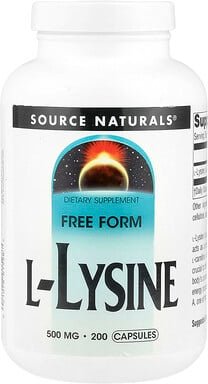 Thumbnail - Source Naturals, L-Lysine, L-Lysin, 500 mg, 200 Kapseln
