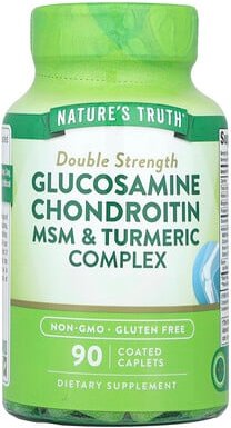 Thumbnail - Nature's Truth, Glucosamine Chondroitin MSM & Turmeric Complex, Glucosamin-Chondroitin-MSM und Kurkuma-Komplex, 90 besch...
