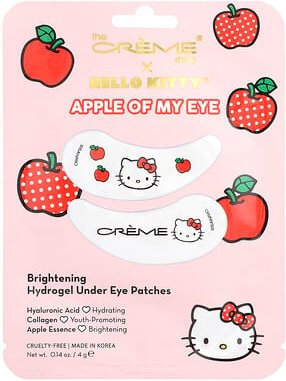 The Creme Shop, Hello Kitty®, Apple Of My Eye, aufhellendes Hydrogel unter den Augenpads, 4 g (0,14 oz.)