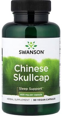 Swanson, Chinese Skullcap, Baikal-Helmkraut, 400 mg, 90 Kapseln
