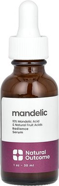Natural Outcome, Mandelic, Radiance Serum, strahlendes Serum, ohne Duftstoffe, 30 ml (1 oz.)