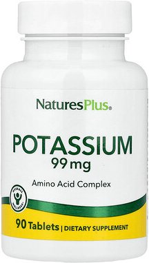 NaturesPlus, Kalium, 99 mg, 90 Tabletten