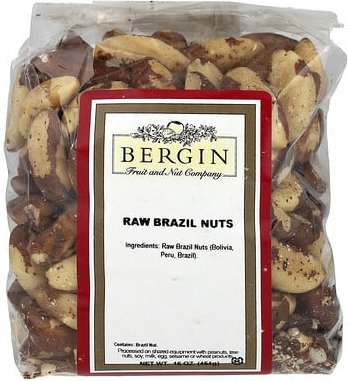 Bergin Fruit and Nut Company, Unbehandelte brasilianische Nüsse, 16 oz (454 g)