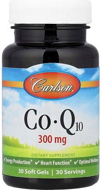 Carlson, CoQ10, 30 Weichkapseln