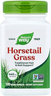 Nature's Way, Schachtelhalmgras, 440 mg, 100 vegane Kapseln