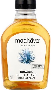 Madhava, Biologisch, Goldenes Licht, Blaue Agave, niedrig-glykämischer Süßstoff, 23,5 oz (667 g)