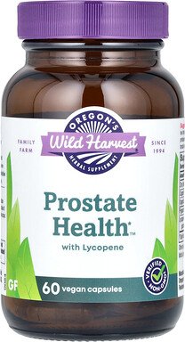 Oregon's Wild Harvest, Prostate Health with Lycopine, Prostatagesundheit mit Lycopin, 60 vegane Kapseln