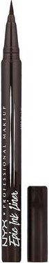 NYX Professional Makeup, Waterproof Epic Ink Liner, wasserfester Epic Ink Liner, 03 dunkle Schokolade, 1 ml (0,03 fl. oz...