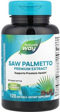 Thumbnail - Nature's Way, Sägepalme, 160 mg, 120 Weichkapseln