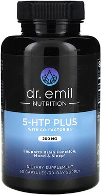 Thumbnail - Dr. Emil Nutrition, 5-HTP Plus mit Co-Faktor B6, 60 Kapseln