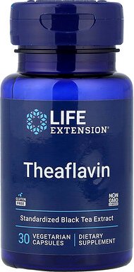 Life Extension, Theaflavin, standardisiertes Schwarztee-Extrakt, 30 pflanzliche Kapseln (350 mg pro Kapsel)