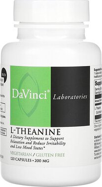 DaVinci Laboratories, L-Theanin, 200 mg, 120 Kapseln