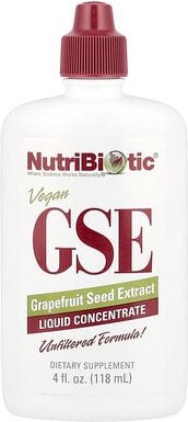 NutriBiotic, Vegan GSE Grapefruit Seed Extract, Liquid Concentrate, Grapefruit-Samenextrakt, vegan, Flüssigkonzentrat, 1...