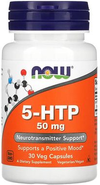 NOW Foods, 5-HTP, 50 mg, 30 pflanzliche Kapseln