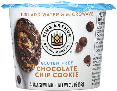 King Arthur Baking Company, Glutenfreie Portionsmischung, Chocolate Chip Cookie, 56 g (2 oz.)