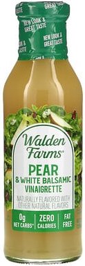 Thumbnail - Walden Farms, Pear & White Balsamic Vinaigrette Dressing, Dressing mit Birne und weißem Balsamico-Vinaigrette, 355 ml (1...