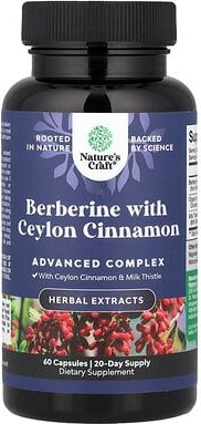 Nature's Craft, Berberine, Advanced Complex, Berberin, fortschrittlicher Komplex, 60 Kapseln