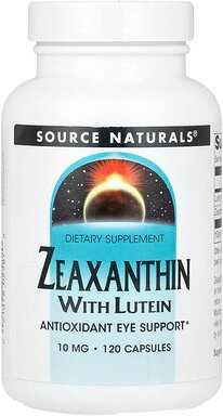 Source Naturals, Zeaxanthin With Lutein, Zeaxanthin mit Lutein, 10 mg, 120 Kapseln