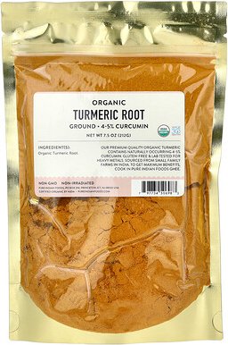 Pure Indian Foods, Bio-Kurkuma, gemahlen, 212 g (7,5 oz)