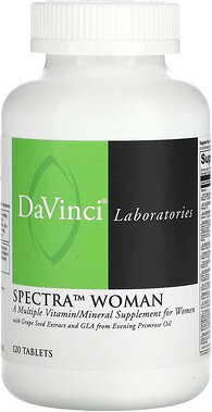 DaVinci Laboratories, Spectra Woman, Mehrere Vitamine/Mineralstoffe, 120 Tabletten