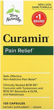 Terry Naturally, Curamin, Schmerzlinderung, 120 Kapseln