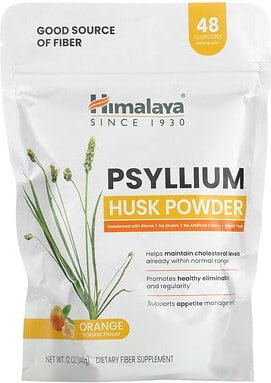 Himalaya, Psyllium Husk Powder, Flohsamenschalenpulver, Orange, 340 g (12 oz.)